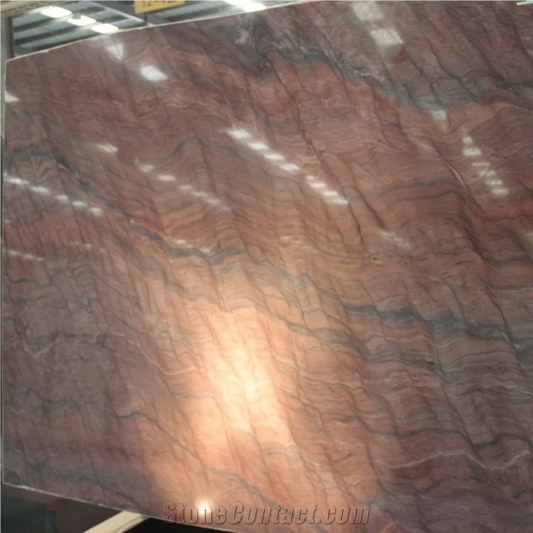 Brazil Red Stone Big Slab Fusion Red Quartzite