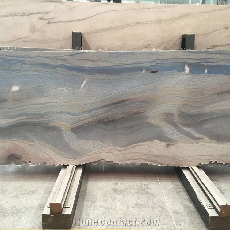 Brazilian Azul Macaubas Blue Quartzite Slabs