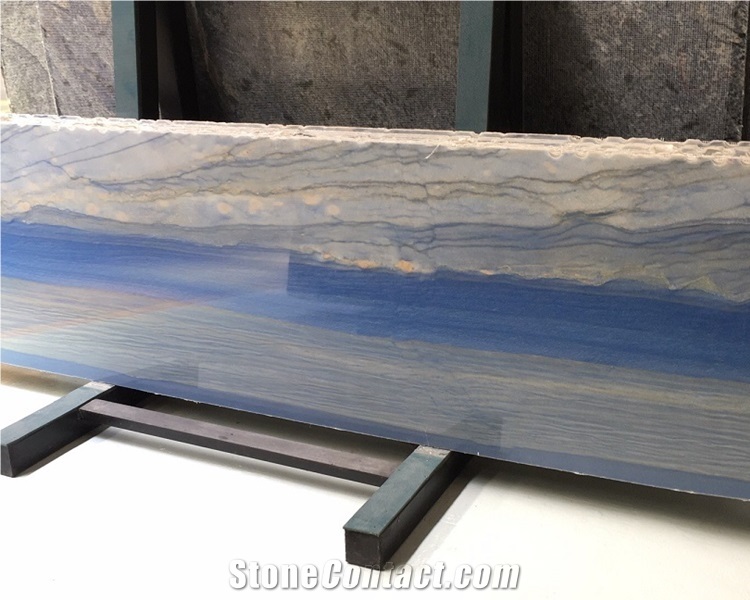 Brazilian Azul Macaubas Quartzite Slabs