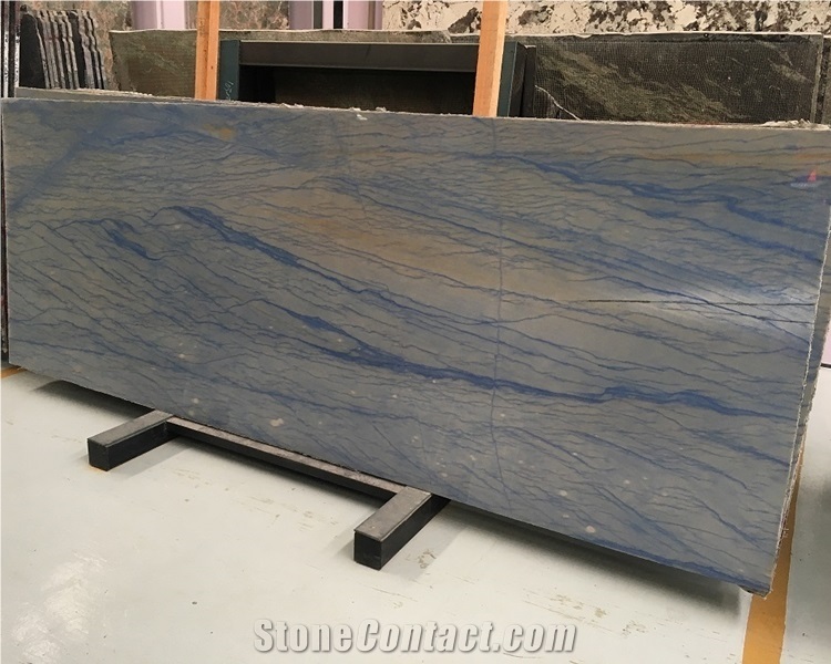 Brazilian Blue Macaubas Quartzite Slab