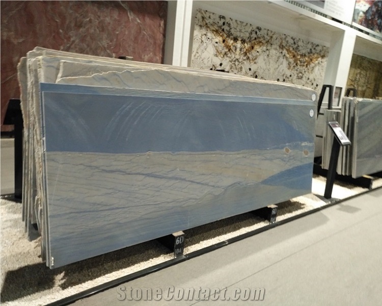 Brazilian Blue Macaubas Quartzite Slab