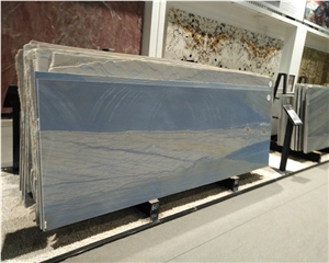 Brazilian Blue Macaubas Quartzite Slab