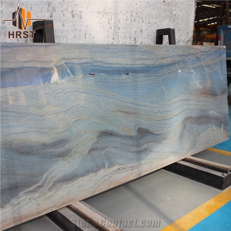 Brazilian Blue Macaubas Quartzite Slab