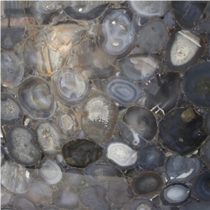 Brazilian Grey Agate Slab Wholesale