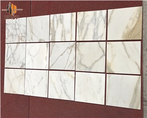Calcutta Gold Marble Tiles 12x12 Inch