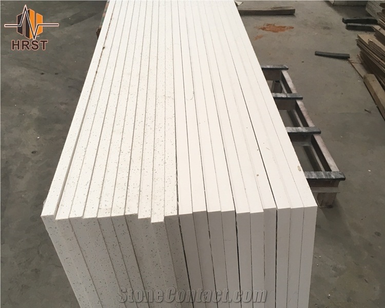 Carrara Marble Look Quartz Kitchen Countertops