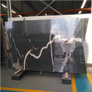 Casablanca Black Quartzite Slab