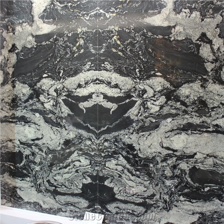 Cheap Fantasy Black Granite 2cm & 3cm Slabs