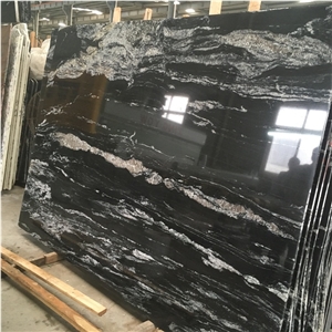 Cheap Fantasy Black Granite 2cm & 3cm Slabs