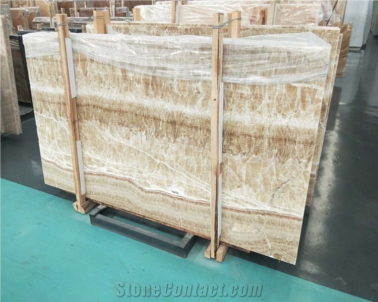 China Honey Onyx Slab