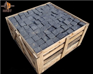 China Natural Zhangpu Black Granite Pavers China Natural Zhangpu Black Granite Pavers