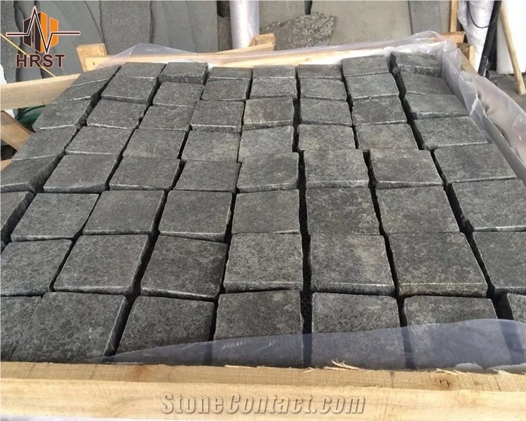 China Natural Zhangpu Black Granite Pavers