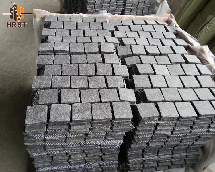 China Natural Zhangpu Black Granite Pavers