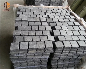 China Natural Zhangpu Black Granite Pavers