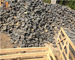 China Natural Zhangpu Black Granite Pavers
