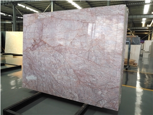 China Red Spider Marble Slab