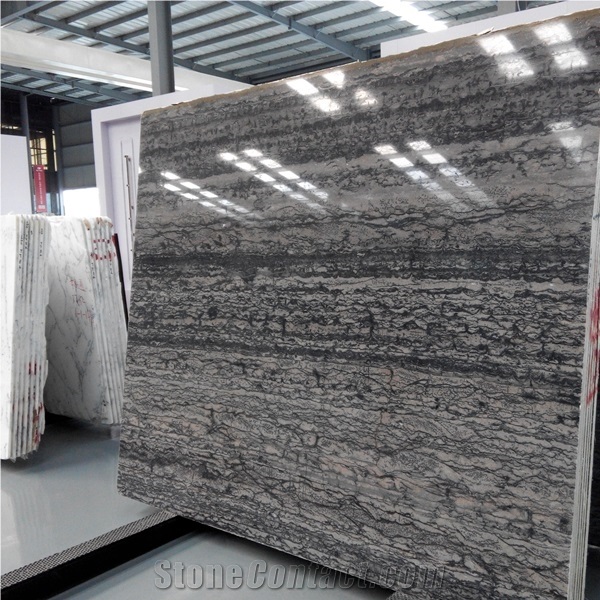 China Totem Galaxy Brown Marble Slab