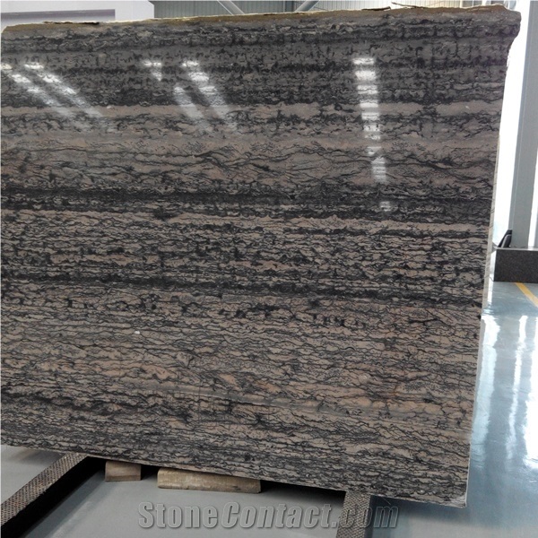 China Totem Galaxy Brown Marble Slab