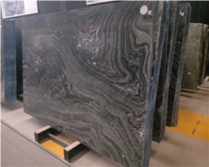 China Tree Black Marble Slab and Tiles