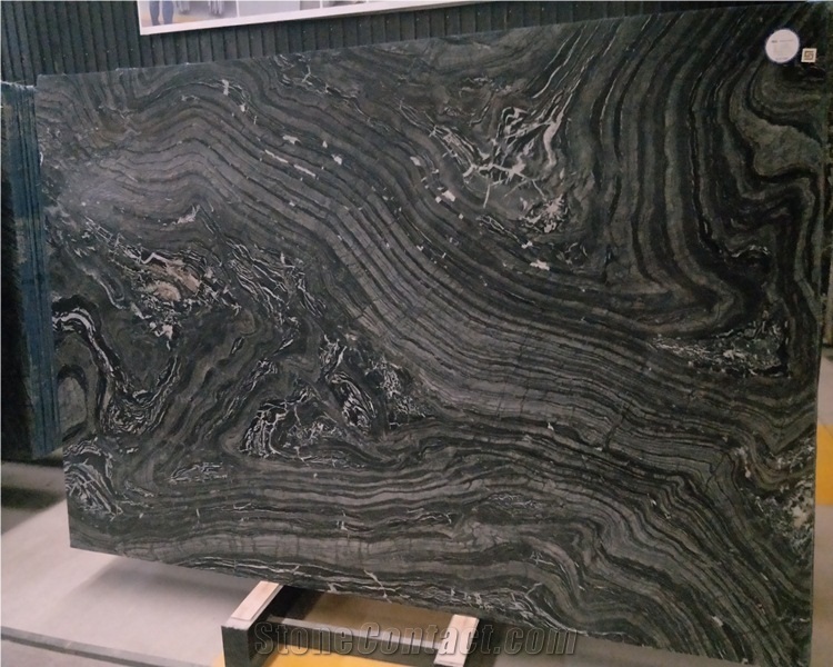 China Tree Black Marble Slab and Tiles