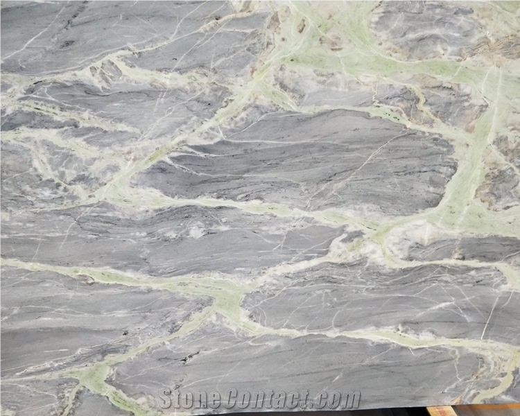 Chinese Amazon Blue Marble with Green Veins