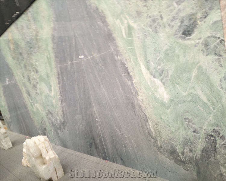 Chinese Amazon Blue Marble with Green Veins
