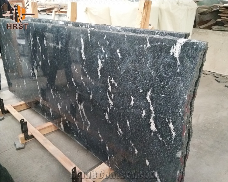 Chinese Cheap Black Grey Mist Granite Slab