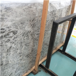 Chinese Ice Arctic Fox Marble Slab