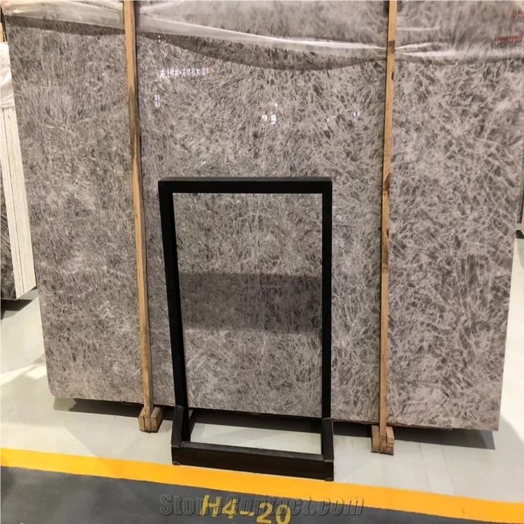 Chinese Ice Arctic Fox Marble Slab