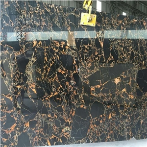 Chinese Vendome Noir Gold Marble Slab