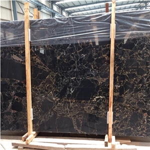 Chinese Vendome Noir Gold Marble Slab