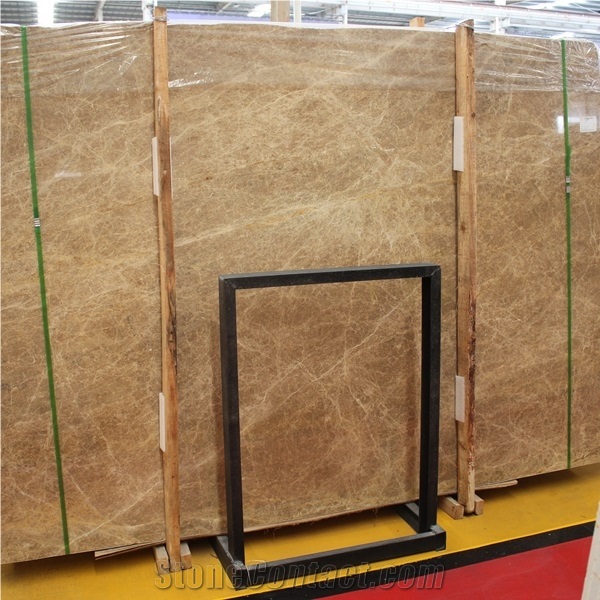 Crema Perlado Marble Slab
