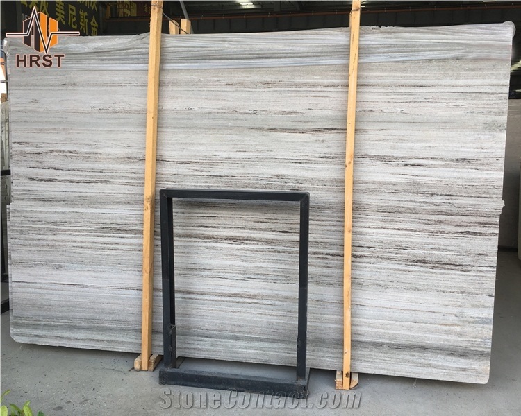 Crystal Wood Grain Marble Slabs