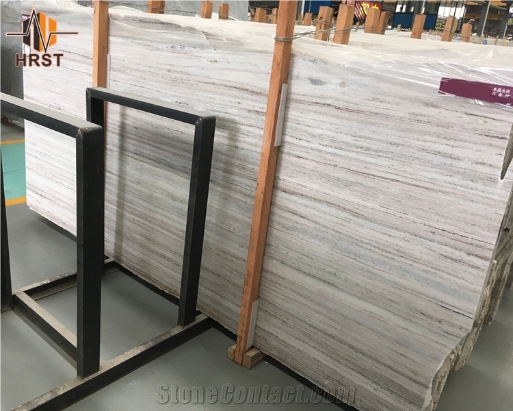 Crystal Wood Grain Marble Slabs