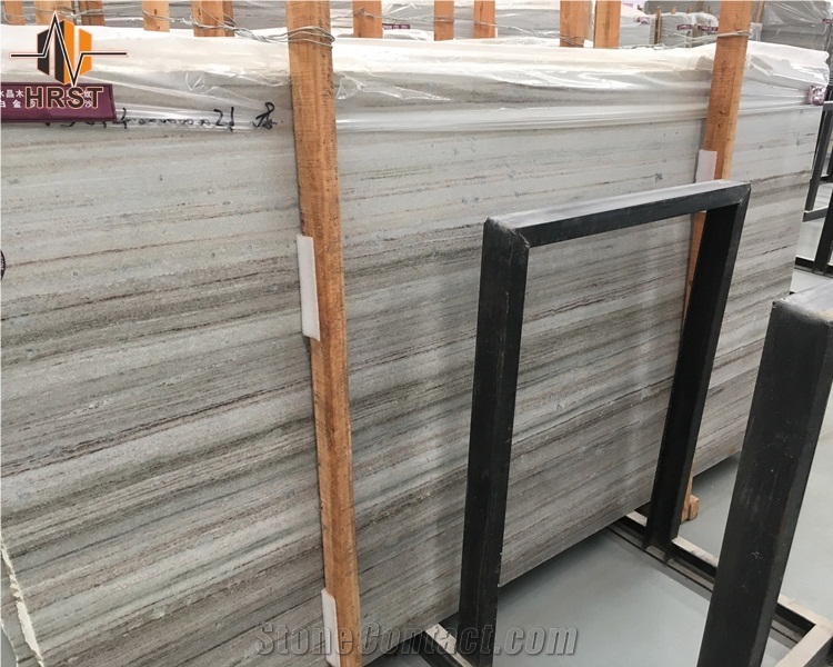 Crystal Wood Grain Marble Slabs