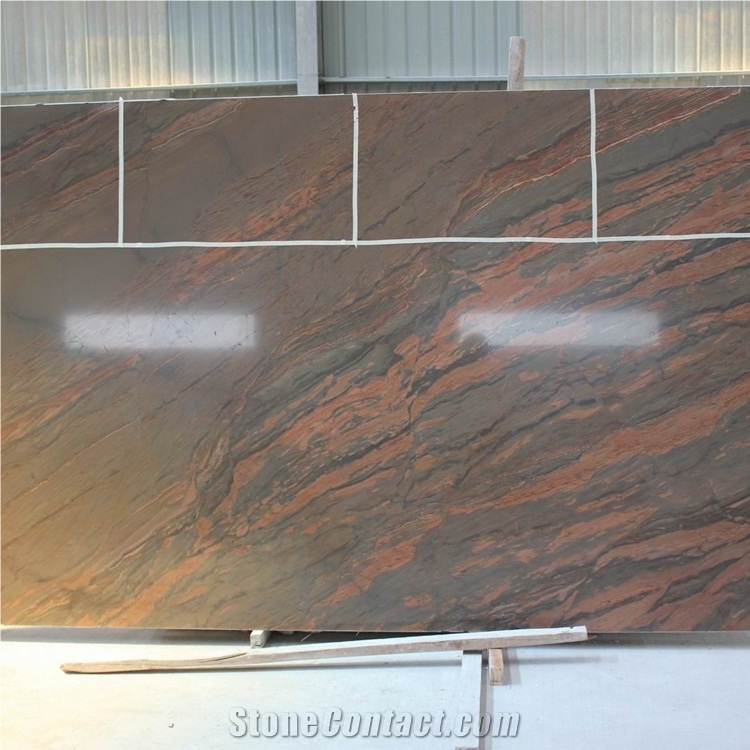 Elegant Brown Quartzite Slabs & Tiles