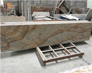 Exotic Stone Golden Lightning Granite Slab