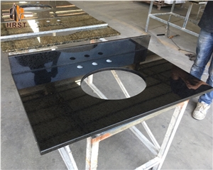 G684 Fuding Black Basalt Bath Tops