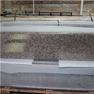 G687 Peach Red Granite Countertops