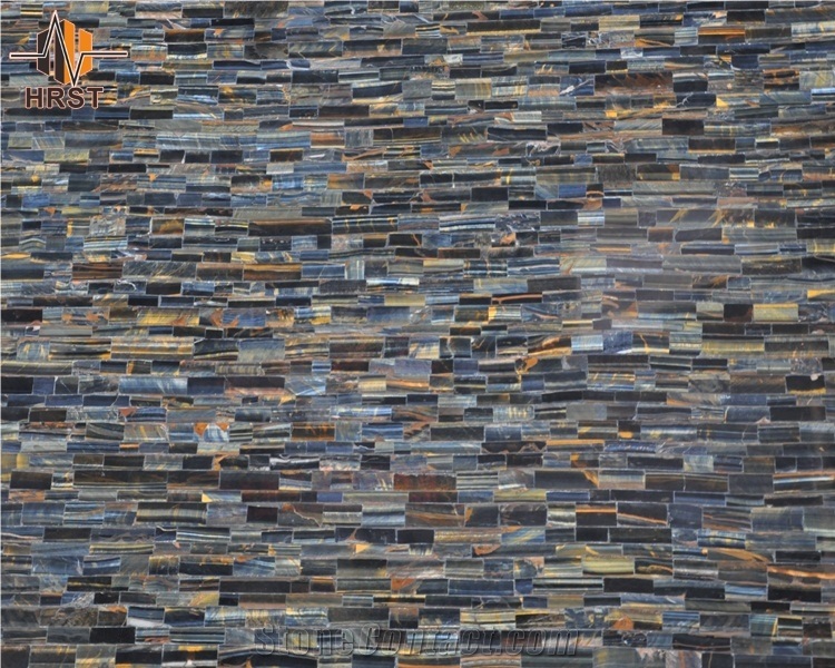 Gem Stone Blue Tiger Eye Slab