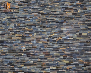 Gem Stone Blue Tiger Eye Slab