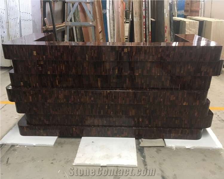 Gem Stone Synthetic Red Tiger Eye Countertop