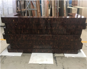 Gem Stone Synthetic Red Tiger Eye Countertop