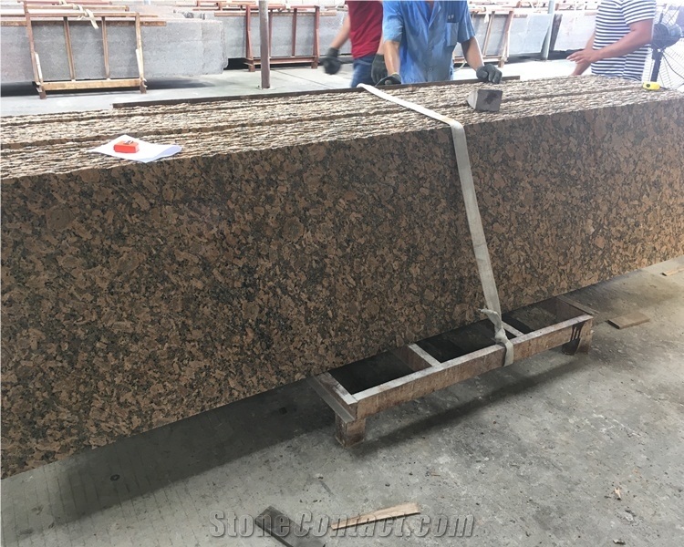 Giallo Fiorito Granite Kitchen Countertop