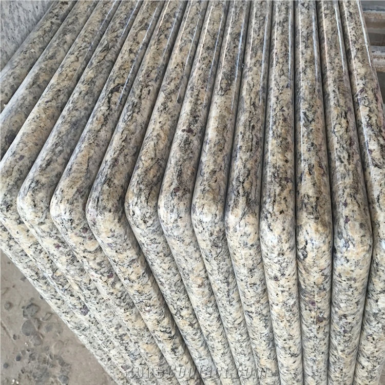 Giallo Santa Cecilia Dark Granite Countertops