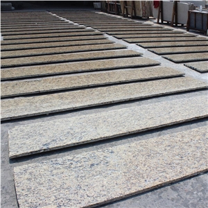 Giallo Santa Cecilia Dark Granite Slabs