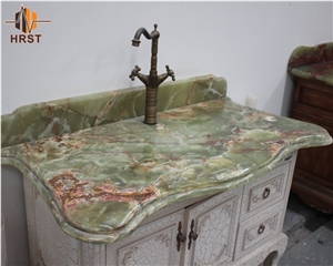 Grade a Dark Green Onyx Countertops Grade a Dark Green Onyx Countertops