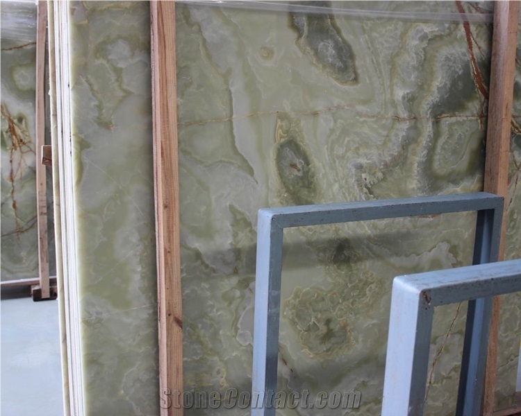 Green Onyx Wall Panel Slabs