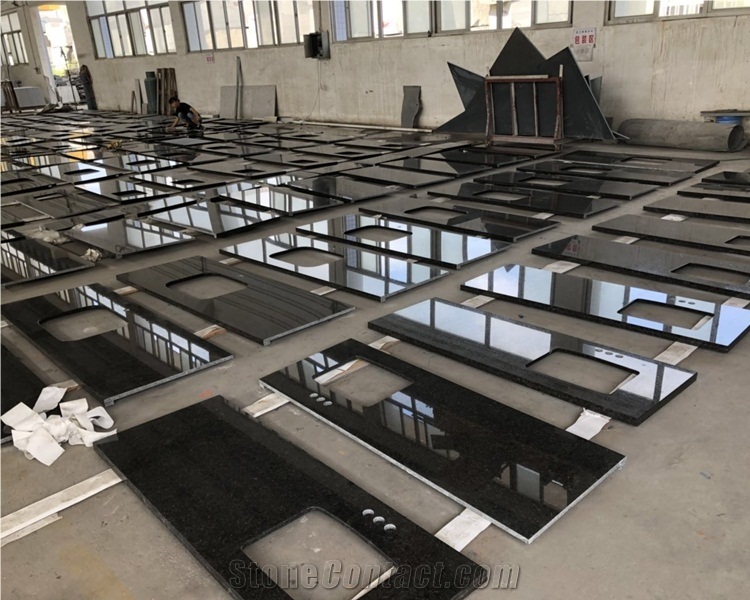 High Quality Black Pearl Granite Countertop