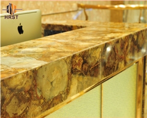 High Quality Petrified Wood Stone Table Top